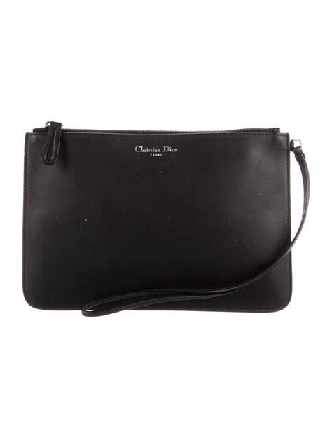 christian dior cosmetic pouch|christian dior small handbags black.